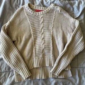 Krimson Klover Cozy Knit Sweater - Color Beige - Size Small